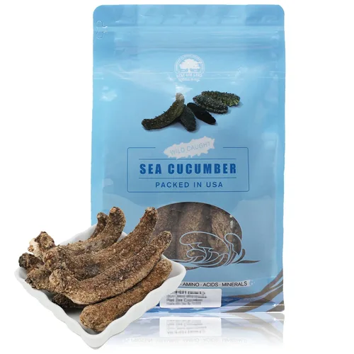 Miniatura 9 de DOL Wild Alaska Red Sea Pepino 9-12pcs 7-9 años 9-12 (pepino de mar seco)- en caja grande 8oz/caja Caja Grande-8 onzas
