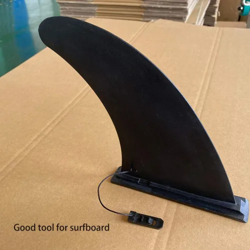 Miniatura 5 de BESPORTBLE 1 unid aleta inflable desmontable para tabla de surf ligero negro Sup Slide grande pescado aleta agua para paddleboarding