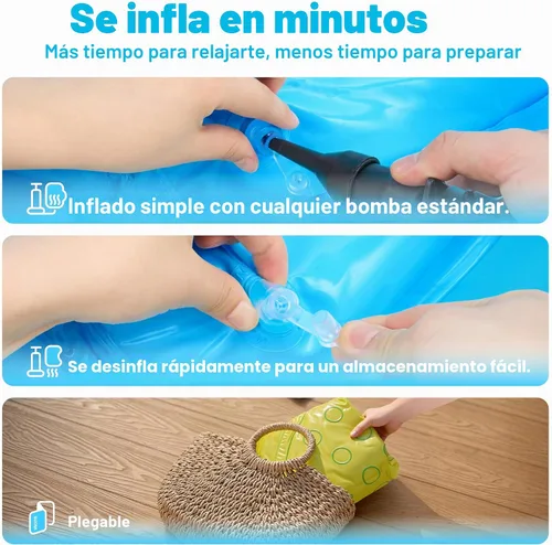 Miniatura 4 de JOYIN Piscina inflable para niños, tienda de campaña de piscina para bebés de ballena, piscina infantil para niños (54 x 56 x 28 pulgadas), piscina