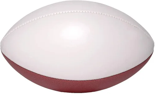 Miniatura 2 de Balón de fútbol americano en blanco para autógrafos de tamaño reglamentario completo de 30 cm Tamaño oficial 9 Balón de trofeo de fútbol