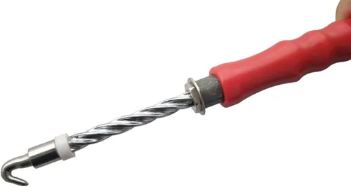 Miniatura 3 de Zeluga 23-363 Herramienta de torsión automática de alambre de armadura de alta resistencia Acero galvanizado , Torcedor de alambre de amarre
