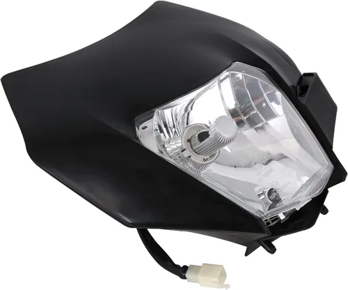 Miniatura 2 de AnXin Faro delantero universal para motocicleta SX SXF XC XCW EXC XCF CRF YZF KLX RMZ TX 50 85 125 150 250 300 350 450 500 525 Enduro Supermoto negro