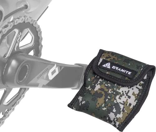 Miniatura 10 de Granite Pita - Fundas para pedal de bicicleta, fundas para pedal de bicicleta para protección de transporte de bicicleta, contra daños y arañazos