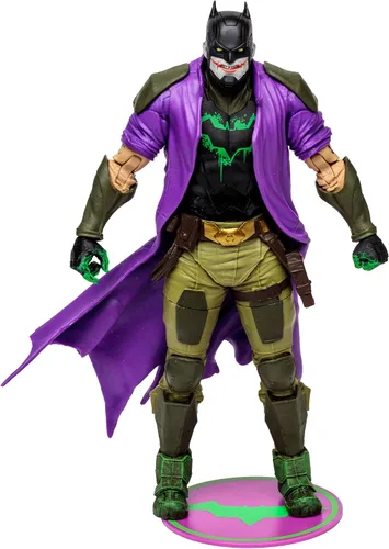 DC Multiverse Comics - Figura de acción de 7 pulgadas, exclusiva del estado del futuro, Joker Dark Detective (etiqueta dorada)