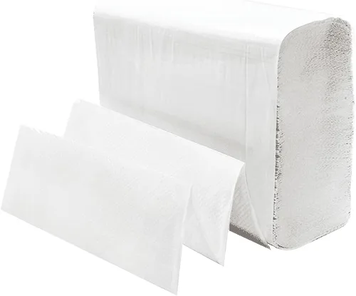 Miniatura 2 de Karat Toallas de papel multipliegues, absorbentes y resistentes, 334 hojas x 12 paquetes, fibras recicladas Blanco
