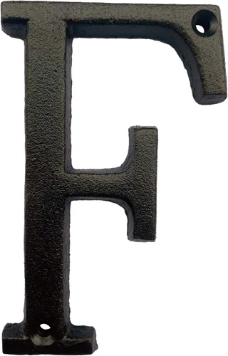 Miniatura 38 de BetLight Número de casa de hierro fundido de 5.5 pulgadas de alto, números de dirección de casa sólidos, elegante acabado marrón negro, fácil