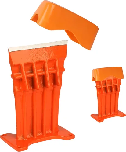 Miniatura 11 de SPEED FORCE Divisor de madera manual para leña, divisor de troncos portátil, cabeza de punta de cuña, sin hacha, 3 pulgadas, verde con cubierta