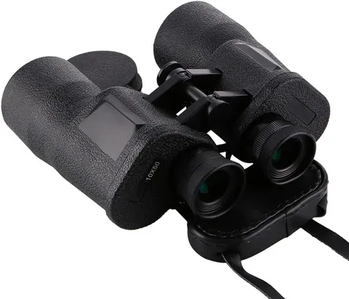 Prismáticos de 10 x 50 para adultos, prismáticos duraderos y transparentes BAK4 Prism FMC, adecuados para deportes al aire libre, conciertos y