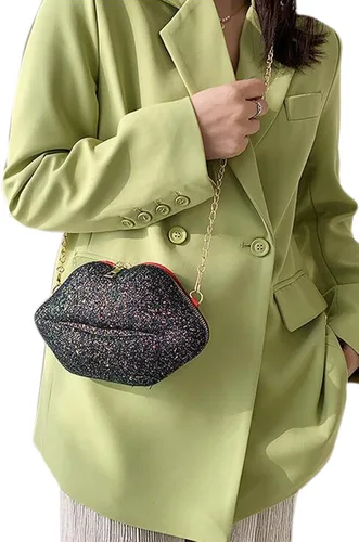 Miniatura 2 de Bolso de mano brillante para mujer, bolso de mano de noche con purpurina para mujer, bolso cruzado para banquete, bolso de hombro, bolsa