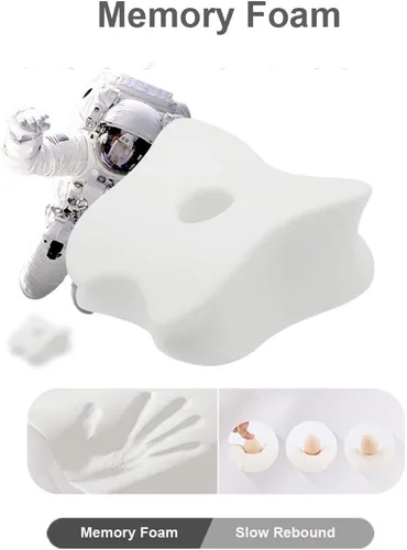 Miniatura 4 de Almohada de rodilla mejorada para personas que duermen de lado con correa elástica, almohada de piernas de espuma viscoelástica, ideal