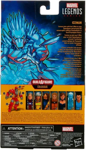 Miniatura 7 de Hasbro Marvel Legends Series - Figura de acción de Iceman de 6 pulgadas, diseño prémium, 1 figura, 2 accesorios y 2 piezas de construcción