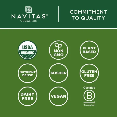 Miniatura 8 de Navitas Organics Cúrcuma en polvo, bolsa de 8 onzas, 45 porciones, orgánica, sin OMG, sin gluten (paquete de 2)