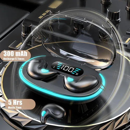 Miniatura 7 de Xmenha Auriculares invisibles inalámbricos ocultos para dormir de lado, auriculares invisibles para dormir y dormir, pequeños mini auriculares