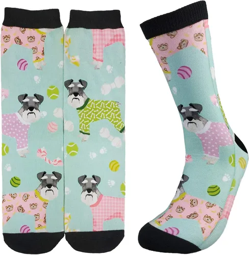 Miniatura 5 de YISHOW Calcetines unisex novedosos y divertidos, para regalo, Blanco