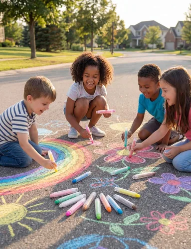 Miniatura 6 de Juego de tizas para acera con soporte para niños, 24 tizas lavables para niños pequeños en 12 colores para pizarra, dibujo, escritura, juguetes