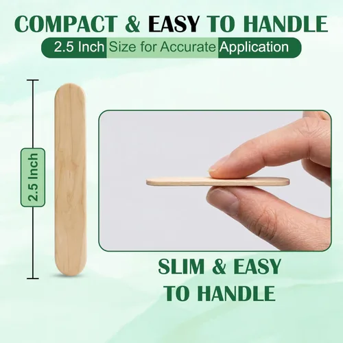 Miniatura 2 de Perfect Stix Mini palitos de madera para manualidades de 2.5 pulgadas, 1000 unidades a granel, palitos pequeños de madera de abedul para encerar