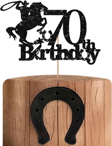 Miniatura 28 de Cowboy - Decoración para pastel de cumpleaños 40 para hombres, decoración de pastel de cumpleaños 40 para hombres, decoración de pastel