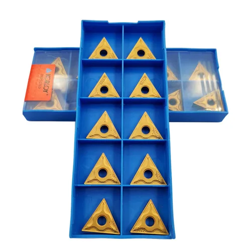 Miniatura 7 de GBJ TNMG431 TNMG220404-HM 10 piezas de insertos de carburo insertos de torneado para torno de procesamiento de piezas de acero para herramientas