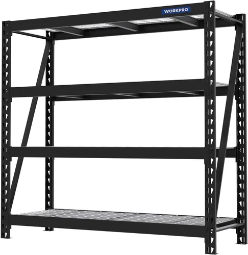 Miniatura 17 de WORKPRO Estantería de almacenamiento de metal de 5 niveles, 36 pulgadas de ancho x 18 pulgadas de profundidad x 72 pulgadas de alto, estante