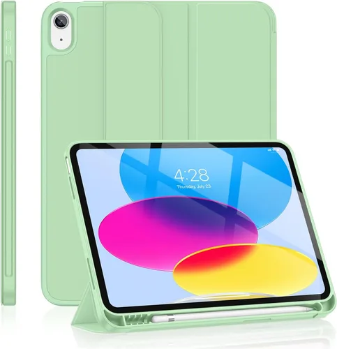 Miniatura 9 de Soke Funda para iPad (A16) de 11ª/10ª generación (2025/2022), iPad de 11/10.9 pulgadas con soporte para lápiz, funda protectora inteligente con Negro