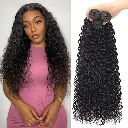 Miniatura 33 de Beautymoon Paquetes de cabello liso negro jet 4 manojos, cabello humano brasileño 14 16 18 20 pulgadas, 100% cabello virgen sin procesar liso, 4