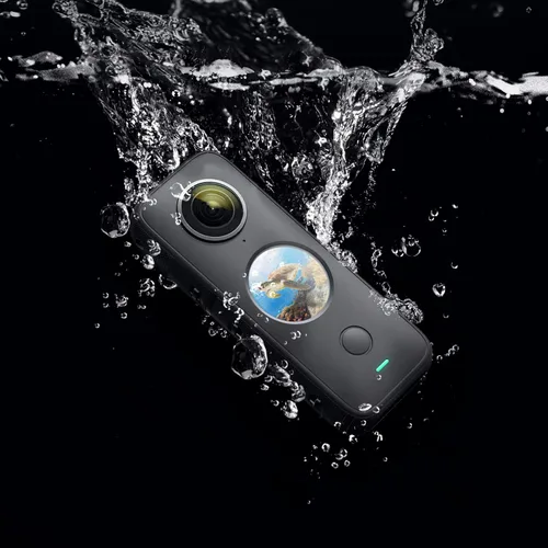 Miniatura 4 de Insta360 ONE X2 Cámara de acción impermeable de 360 grados, 5.7K 360, estabilización, pantalla táctil, edición AI, transmisión en vivo, cámara web