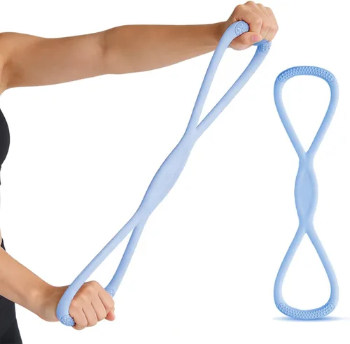 Miniatura 9 de Figura 8 banda de resistencia, figura 8 bandas de resistencia para mujeres y hombres, figura de banda de resistencia para entrenamiento, asas 15