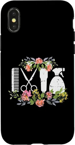 Miniatura 5 de Funda de regalo para iPhone 13 Pro Max Hair Styling Tool Flower Hairdresser Hairstylist Barber Gift Case