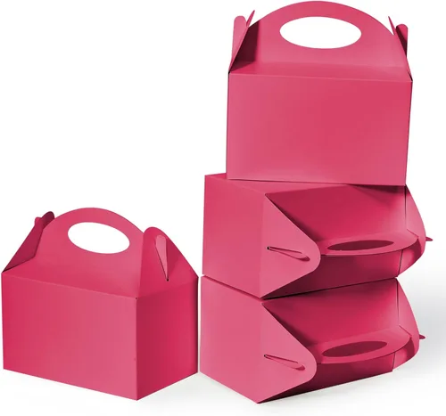 Miniatura 9 de 12 Piezas Cajas Pequeñas de Dulces para Fiestas, Bolsas de Regalo de Dulces, Galletas y Golosinas de 6 Pulgadas, Caja Triangular para Fiesta