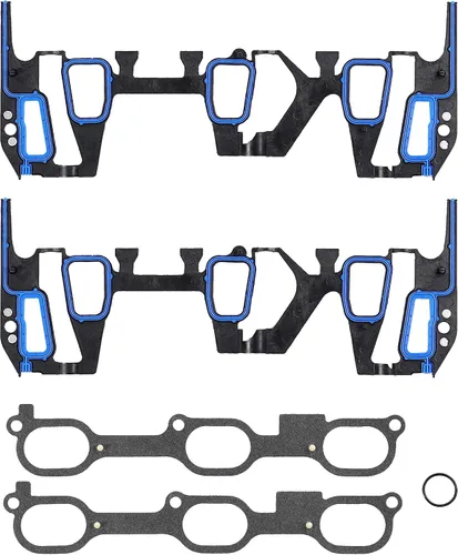Miniatura 2 de DNJ IG3117 Juego de juntas colector de admisión para Buick, Chevrolet, Oldsmobile, Pontiac Alero, Aztek, Century 3.1L-3.4L V6 12V OHV 189cid