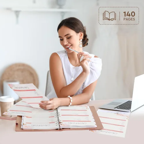 Miniatura 2 de AW BRIDAL Future Mrs Libro Planificador de Bodas y Organizador Juego de Regalo, Planificadores de Boda de Destino Personalizados, Regalo de Oro rosa