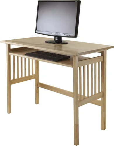 Miniatura 8 de Escritorio plegable para computadora, madera de haya