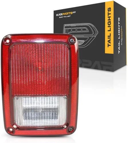 CarLights360 Luz trasera para Jeep Wrangler 2007-2018 lado del pasajero con bombillas certificado DOT para CH2801177 | 55077890AH