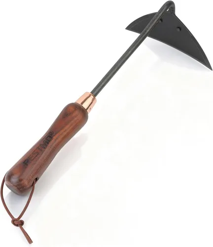 Miniatura 10 de RESTMO Kit de herramientas de jardinería 3 en 1, herramientas de mano de jardín de acero al carbono de alta calidad con mango de madera ergonómico