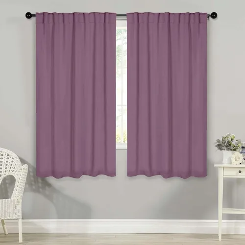 Miniatura 242 de Superior Cortinas Opacas, Oscurecimiento de Habitación, Dormitorio, Cortinas, Cocina, Acentos de Ventana de Sala de Estar, Bloqueo Solar, Térmico