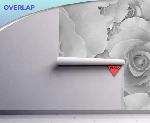 Miniatura 5 de EGD Papel tapiz floral en blanco y negro, decoración de habitación para despegar y pegar, decoración de papel de pared para sala de estar
