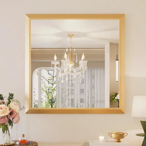 Miniatura 31 de Amorho Espejo de Baño Negro, Espejos de Pared de 24x30 Pulgadas con Marco de Metal Grueso para Sobre el Fregadero, Dormitorio, Sala de Estar