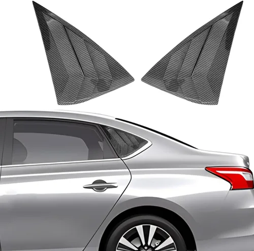 Miniatura 9 de para Nissan Sentra 2013-2019 Accesorios Exteriores Deportivos Persianas de Ventanas Laterales Traseras del Coche Rejillas de Ventilación Cubiertas