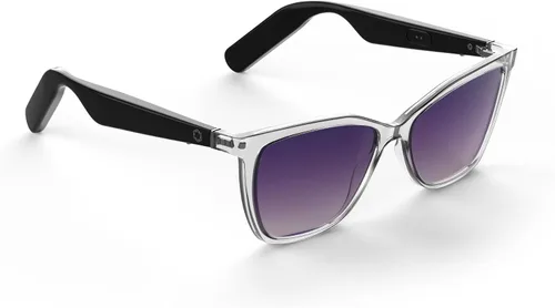 Lucyd Lyte (versión 2025) - Lentes inteligentes para mujer, con Bluetooth, lentes polarizados, altavoces de oído abierto y micrófono, Moonrise