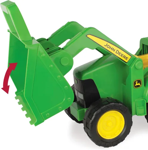 Miniatura 2 de TOMY Big Scoop John Deere - Juguete de tractor con cargador – Juguetes de tractor John Deere con licencia oficial – 15 pulgadas – Juguetes de arena
