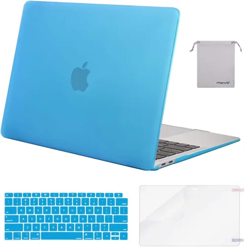 Miniatura 8 de MOSISO - Funda rígida y de plástico compatible con MacBook Air de 13 pulgadas versión 2022, 2021-2018, A2337 M1 A2179 A1932; con cubierta