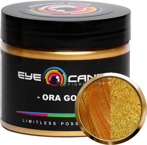 Miniatura 27 de Pigmentos Eye Candy Oro Mica en Polvo Premium - Kin Gold (25gr) - para Epoxi, Resina, Jabón, Pintura, Carpintería, Vaciado de Acrílico, Bombas