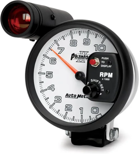 Miniatura 7 de Auto Meter Tacómetro Shift-Lite 7599 Phantom II 5" 10000 RPM