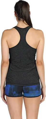 Miniatura 3 de Icyzone Camiseta deportiva con espalda cruzada, sin mangas, para mujer, paquete de 3