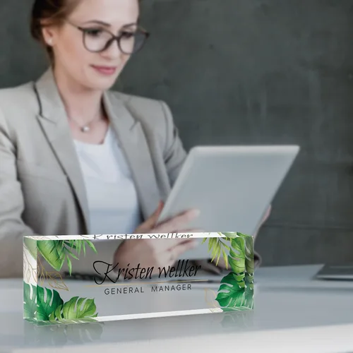 Miniatura 5 de Placa de nombre personalizada para escritorio, placa de nombre de escritorio personalizada, regalos de agradecimiento a los empleados, accesorios