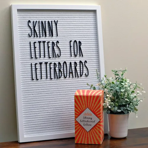 Miniatura 10 de Juego de letras para máquina de escribir, solo letras de tablero, símbolos de letras de fieltro intercambiables precortadas, letras de tablero
