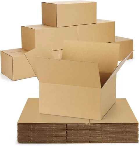 Miniatura 24 de Paquete de 40 cajas de envío pequeñas de 6x4x4, cajas de cartón corrugado para embalaje para pequeñas empresas, cajas marrón para envíos por correo