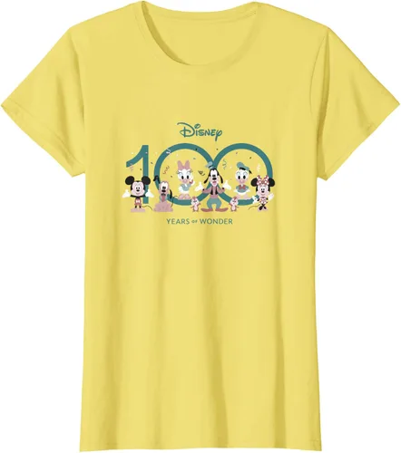 Miniatura 29 de Disney 100 Years of Wonder Mickey & Pals Muted Cute D100 Camiseta, Negro