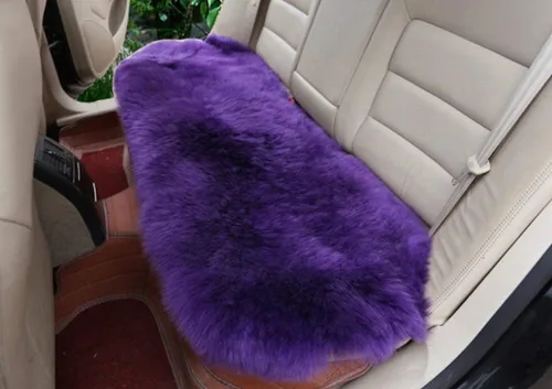 Miniatura 16 de Calor Invernal: Funda Universal de Asiento de Piel de Oveja - Lana Natural, para Autos, Camiones, SUV y Furgonetas - Acompañante de Conducción