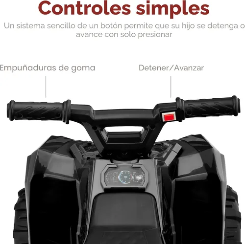 Miniatura 6 de Best Choice Products - Vehículo de juguete para niños de 6V, cuatriciclo de 4 ruedas, ATV con velocidad máxima de 1.8 MPH, neumáticos con dibujo